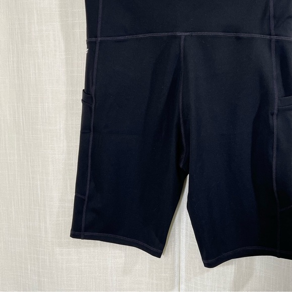Fabletics NWT PureLuxe Maternity Bicycle Shorts - Black Size M - Picture 8 of 10